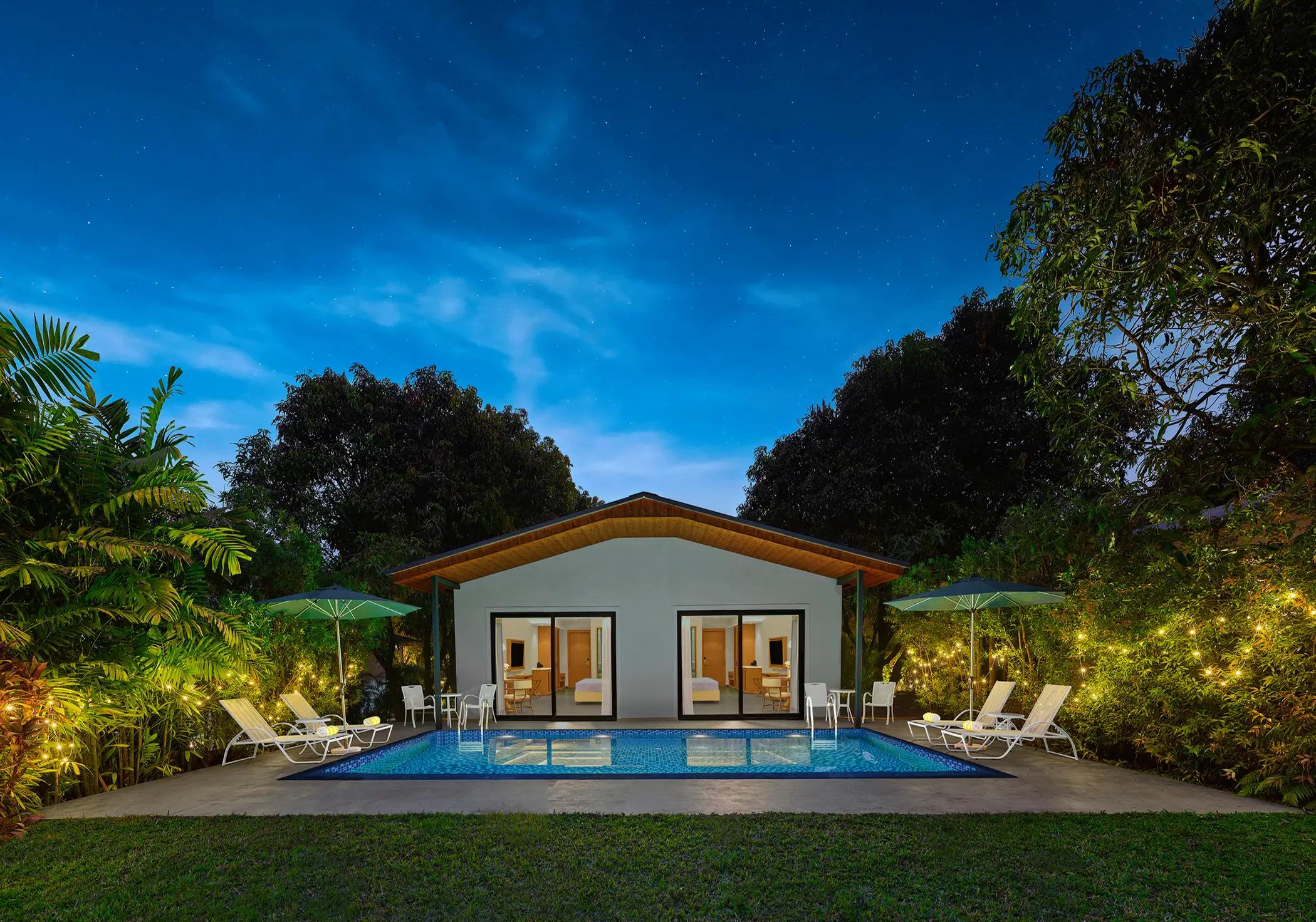 cottage rooms with private pool Mumbai